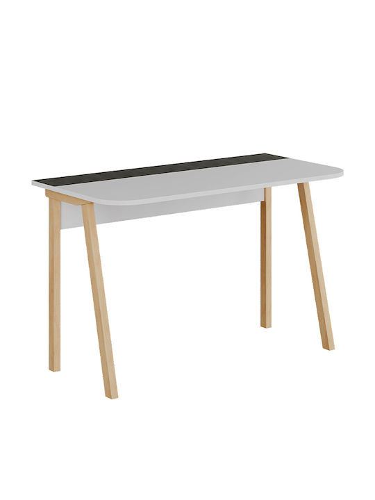 Birou Luton Din Lemn Gri / Alb 120x60x75 cm