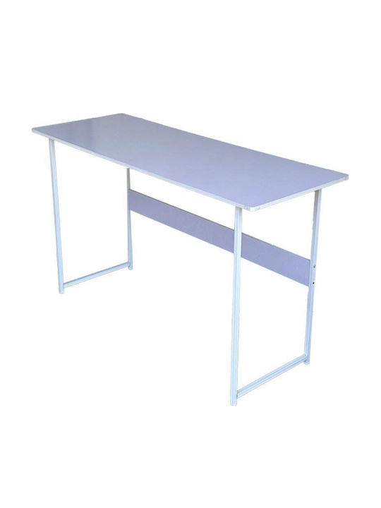Schreibtisch Holz Lilac / White mit Metallbeinen 120x45x72cm