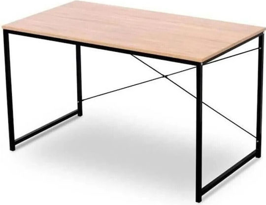 Бюро Отделно дървено Черно + Светло дъб 120x60x70см