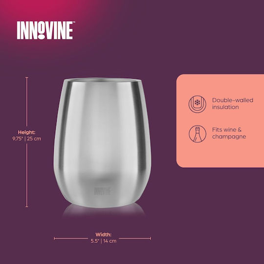Innovine Θερμομονωτική Σαμπανιέρα & Θήκη Ψύξης Κρασιού Ανοξείδωτο Ατσάλι