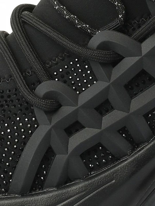 Women's Sneakers Black Fabric