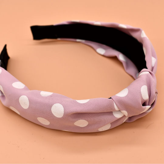 Haar Stirnbänder Gepunktet Rosa