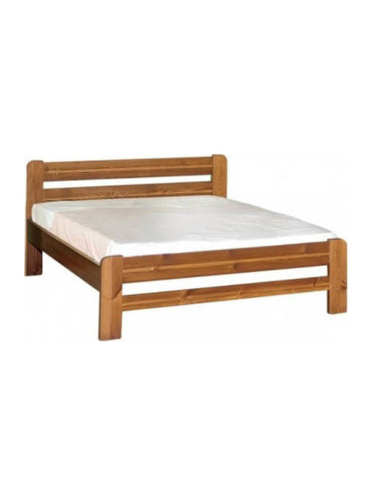 Nr8 Bett Einzeln Mit Stoff Blau Für Matratze 90x200cm