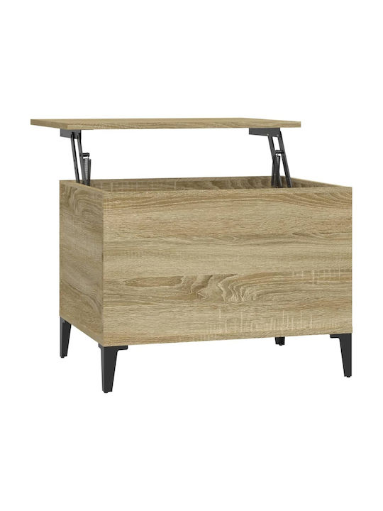 Sonoma M60xB44.5xH45cm Rechteckiges Zentral Kaffeetisch Aus Holz mit Hebemechanismus