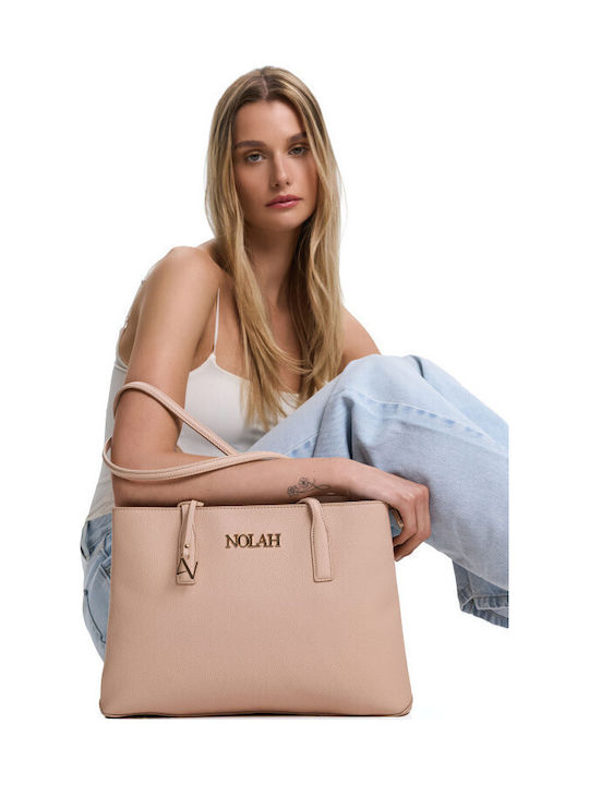 Valia Damen Schultertasche Rosa