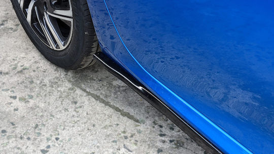 Motordrome Door Sill Car Sideways Spoiler for Peugeot 208 Mk2 2019 Compatible with Peugeot 208