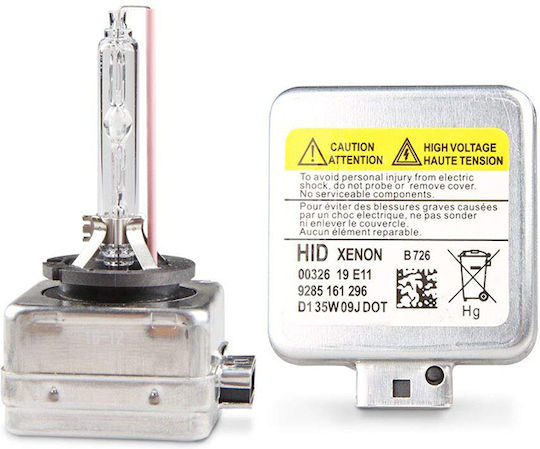 Lămpi Auto D1S Xenon 4300K Alb Natural 35W 2 Bucăți