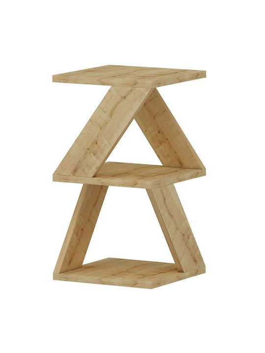 Rectangular Side Table Albeni Wooden Sapphire L30xW30xH50cm.