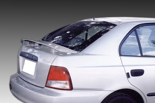 Motordrome Car Rear Spoiler Roof from Polyurethane Hyundai Accent 1999-2006