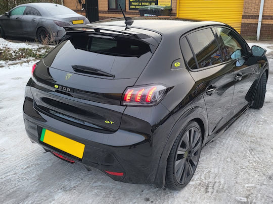 Motordrome Car Rear Spoiler Roof Polyurethane Mercedes-Benz V Peugeot 208