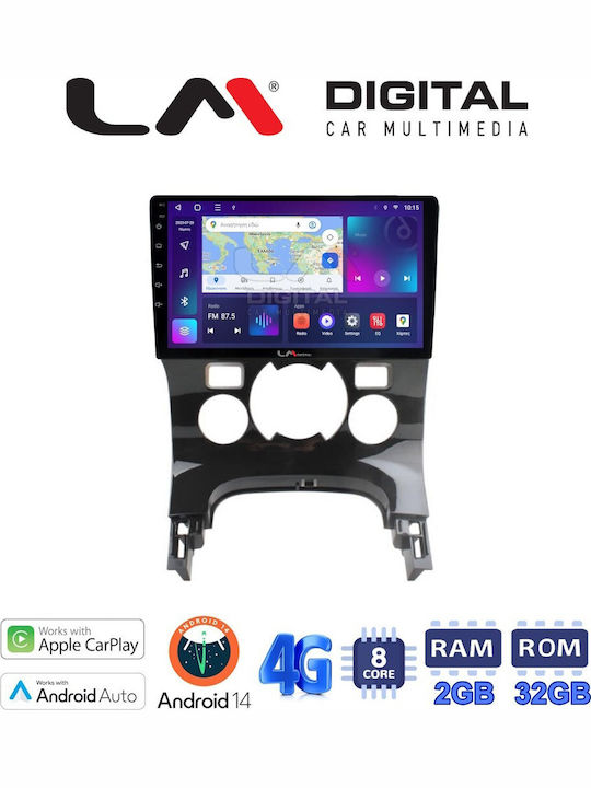 LM Digital Car Audio System for Peugeot 206 / 3008 2016 (Bluetooth/USB/WiFi/GPS/Apple-Carplay/Android-Auto)