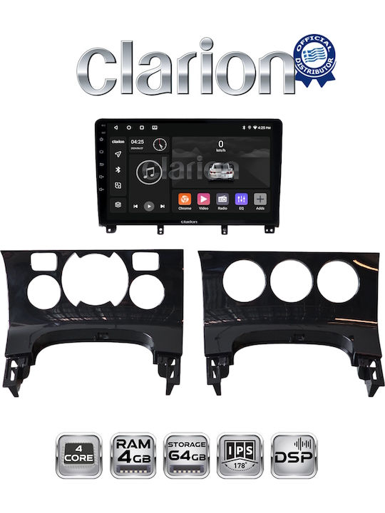 Clarion Ηχοσύστημα Αυτοκινήτου για Peugeot 206 / 3008 2016 (Bluetooth/USB/WiFi/GPS/Apple-Carplay/Android-Auto)