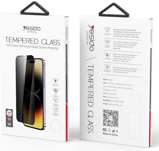 Yesido Glas-Privatsphäre iPhone 14 Plus Tg02
