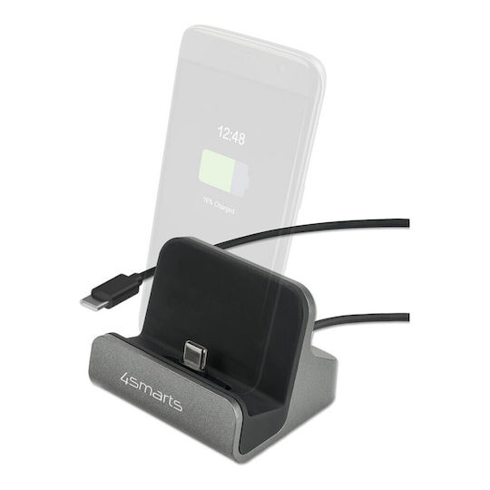 4Smarts Charging Station 60W Power Delivery Quick Charge 4.0 in Gray Color