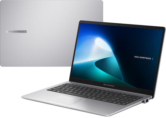 Asus ExpertBook P1 P1503CVA-GR210H4C0X 15.6" Full HD (Core 5-210H/16GB/512GB SSD/Windows 11 Pro) с 65W Зарядно Мъгливо Сиво (Международен Английски Език на Клавиатурата)