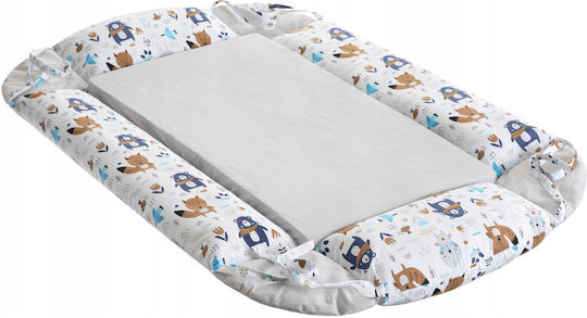 BabyMix Βρεφικό Μαξιλάρι Φωλιά Bear and Fox