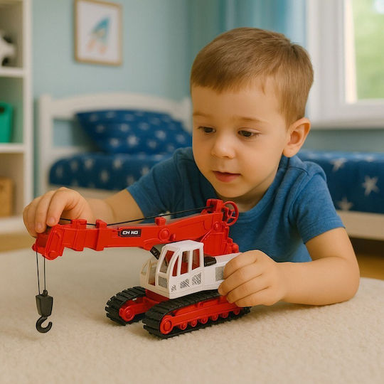 Lean Toys Кран С Въртяща Кабина Кран За Възраст 3+ Години
