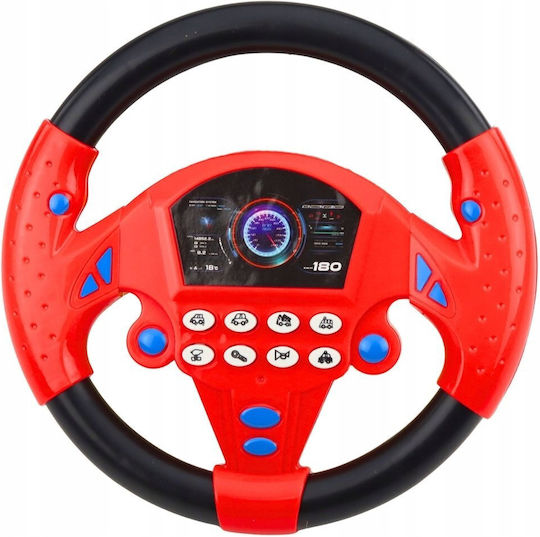 Lean Toys Interactive Steering Wheel with Lights and Sounds
