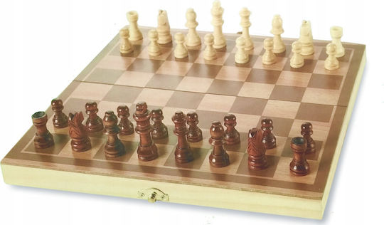W&K Wooden Chess 29x29cm