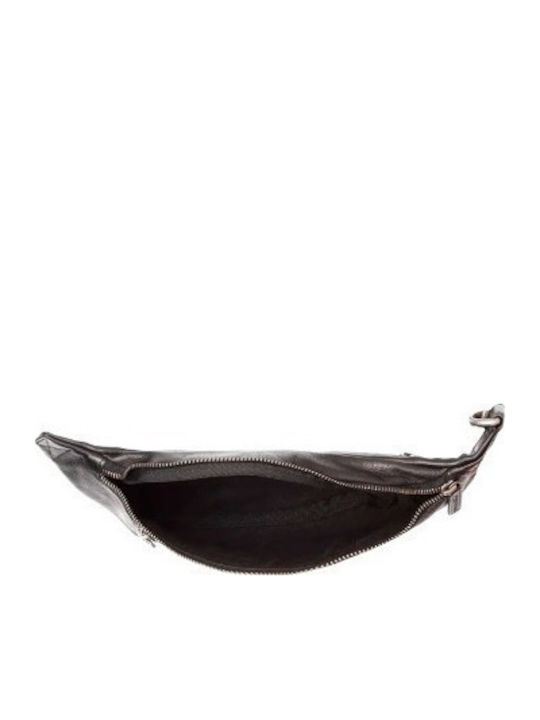 Leather Bum Bag Black