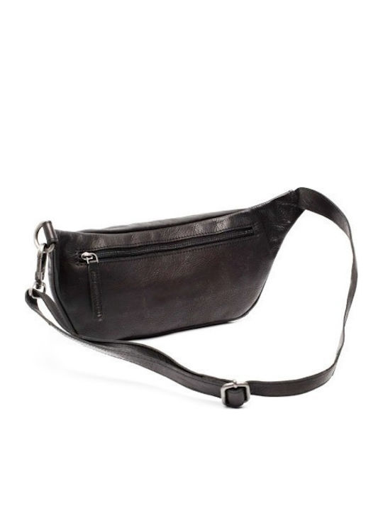 Leather Bum Bag Black