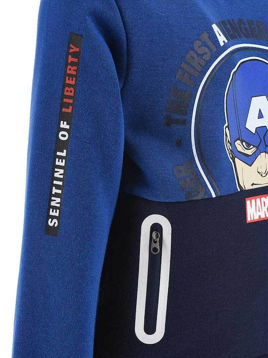 Kinder Sweatpants Set - Jogginganzug Blau Capitan America