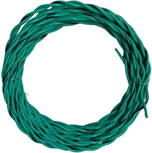 Speaker Cables Twinned 2x1 00mm² 100% Ofc 1 Meter Spool Auto-connect 720sctgrn210l2
