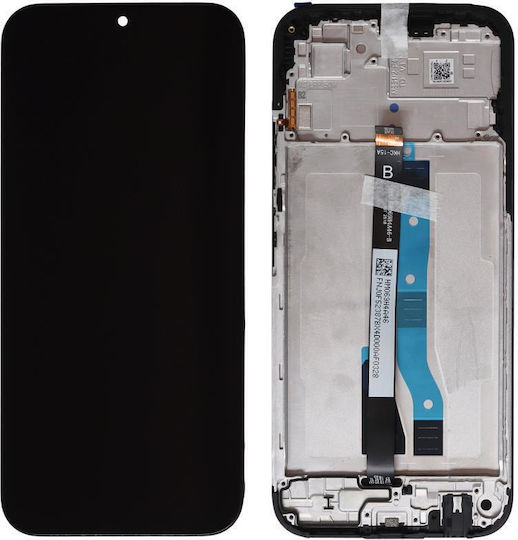 Xiaomi Redmi 15c 4G Ersatzbildschirm mit Touch-Mechanismus + Linse + Rahmen 560002p15ae00 Schwarz Original Service Pack