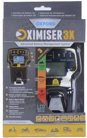 Oxford Φορτιστής Μπαταρίας Αυτοκινήτου 12V με Power Bank Oximiser 3X