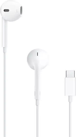 Hoco M101 Max Earbuds Handsfree Ακουστικά με Βύσμα USB-C Λευκό