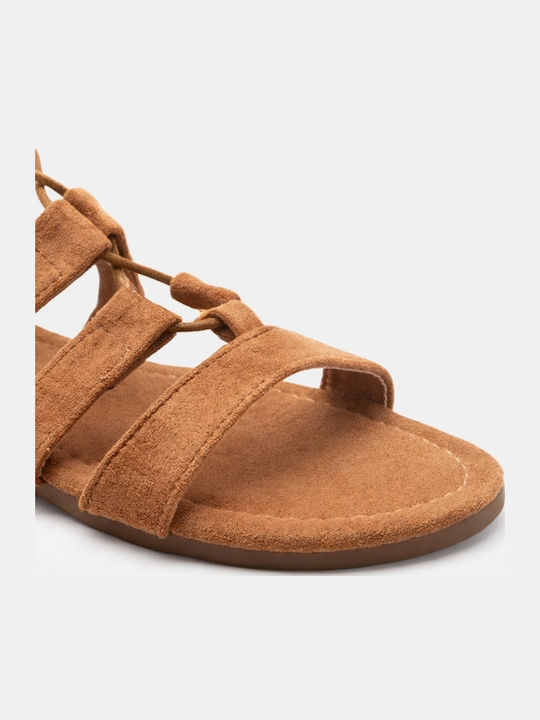 Women's Flat Sandals Brown