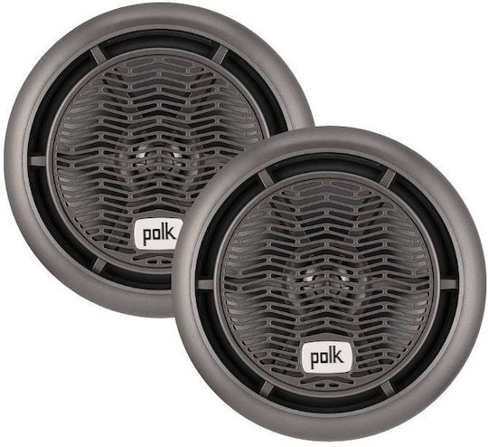 Polk Audio Σετ Ηχεία Σκάφους Αδιάβροχα 8.8" με 250W RMS Γκρι