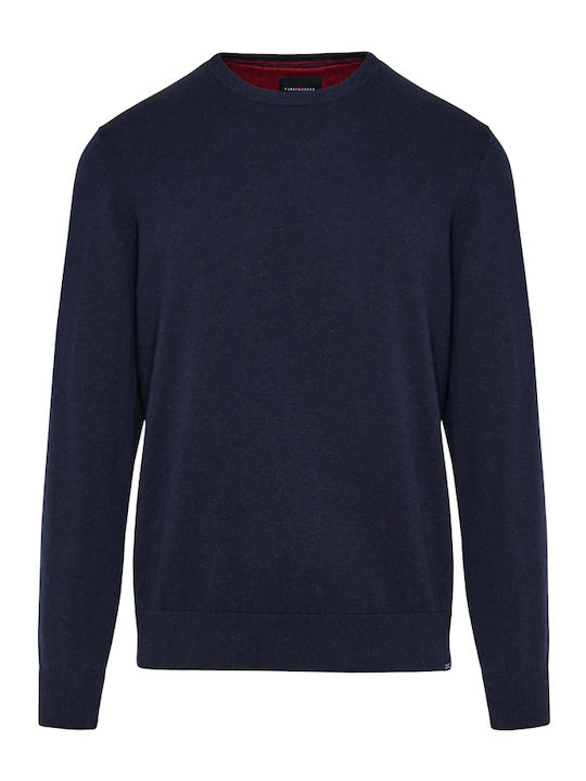 Long Sleeve Sweater Navy Mel