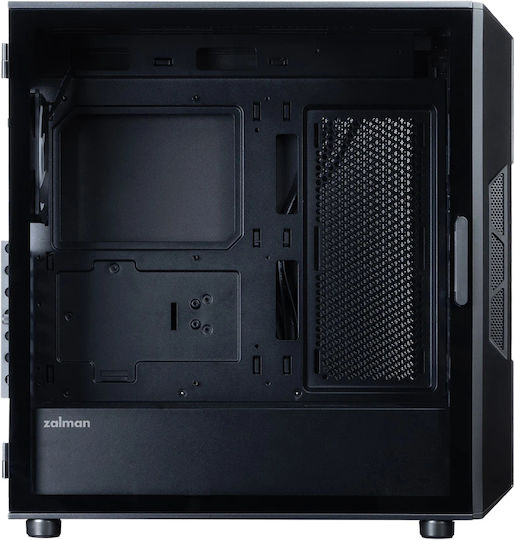 Zalman I3 Neo V2 RGB Gaming Midi Tower Κουτί Υπολογιστή με Πλαϊνό Παράθυρο Μαύρο