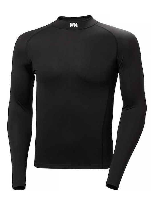 Helly Hansen UPF 50+ Unisex Long Sleeve Sun Protection Shirt Black