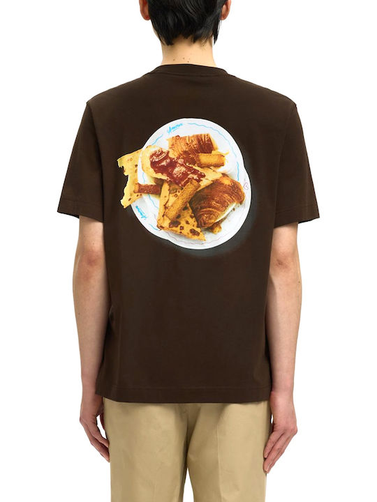 Selected T-shirt Dark Brown