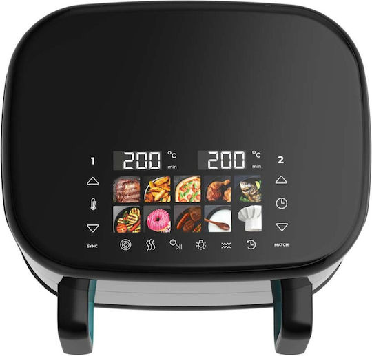 Cecotec Air Fryer With Double Removable Container 11l Black 11000