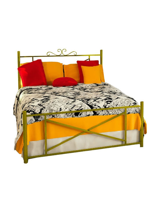 Orion Pat Single Metalic Auriu Pentru Saltea 90x190cm