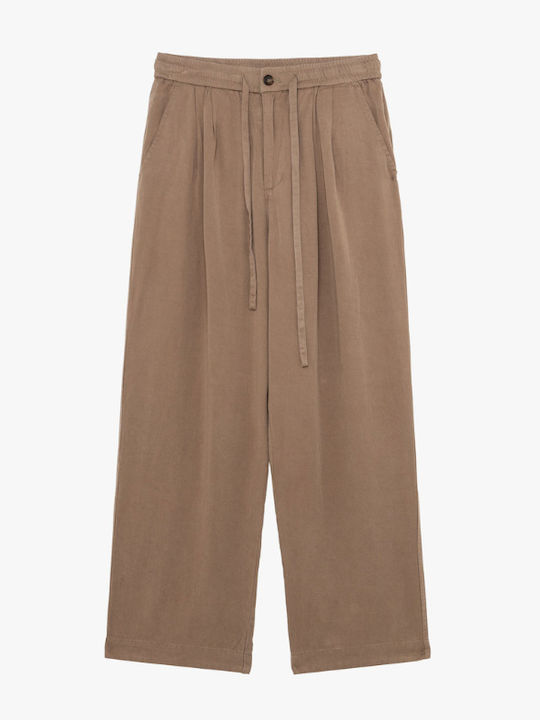 Pantaloni în Fit Relaxed Camel