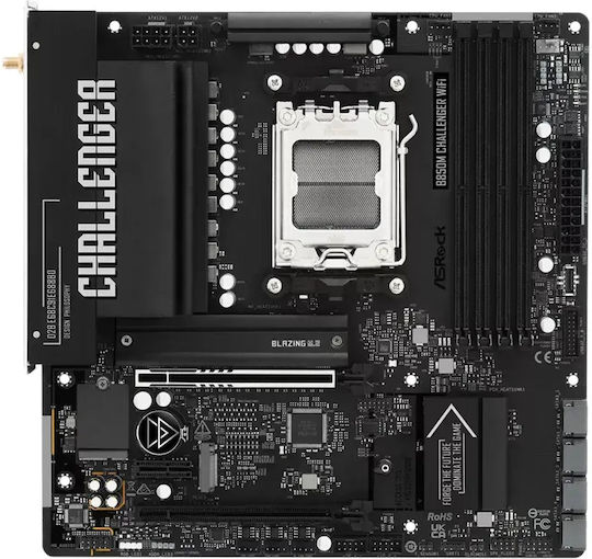 ASRock B850M Challenger WiFi Motherboard Micro ATX with AMD AM5 Socket 90-MXBU40-A0UAYZ