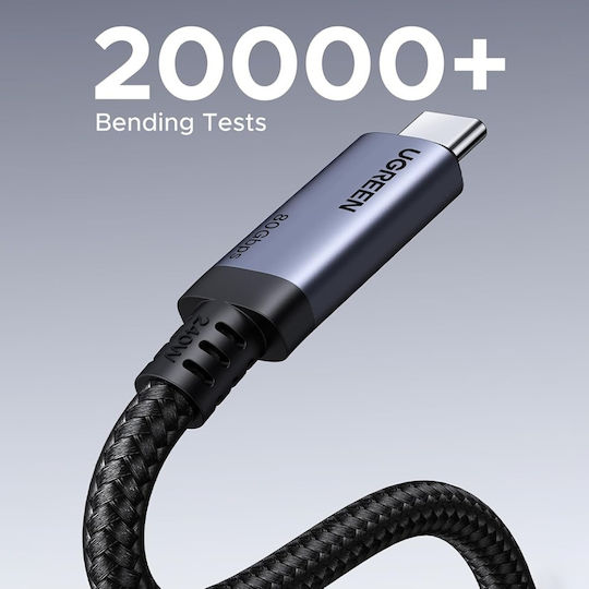 Ugreen USB 4 Video Cable USB-C male - USB-C 240W PD Μαύρο 1m 65383