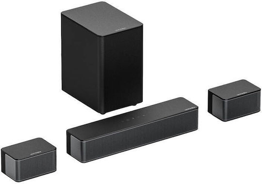 Ultimea Poseidon D50 Soundbar 5.1 Bluetooth και HDMI 320W με Ασύρματο Subwoofer και Τηλεχειριστήριο Μαύρο