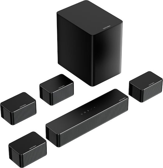 Ultimea D70 Soundbar 7.1 Bluetooth și HDMI 410W cu Subwoofer Wireless și Telecomandă Alb