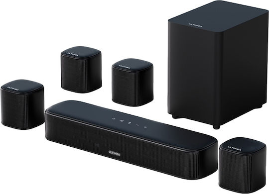 Ultimea Aura A40 Soundbar 7.1 Bluetooth 330W με Τηλεχειριστήριο Μαύρο