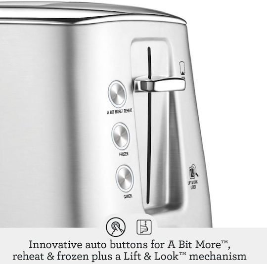 Sage Luxe Тостер Двуместна 1000W Inox