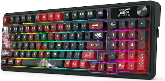 Redragon ARTEMIS PRO Ασύρματο Gaming Μηχανικό Πληκτρολόγιο με RGB φωτισμό (Αγγλικό US)