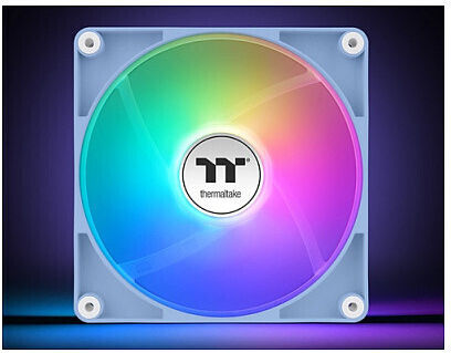 Thermaltake CT140 Case Fan με ARGB Φωτισμό και Σύνδεση 4-Pin PWM 2τμχ Hydrangea Blue