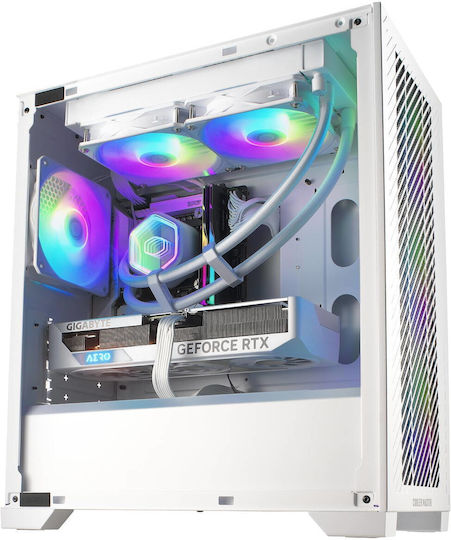 CoolerMaster MasterLiquid 360 Core II Water Cooling AIO CPU With 3 Fans 120mm And ARGB Lighting White