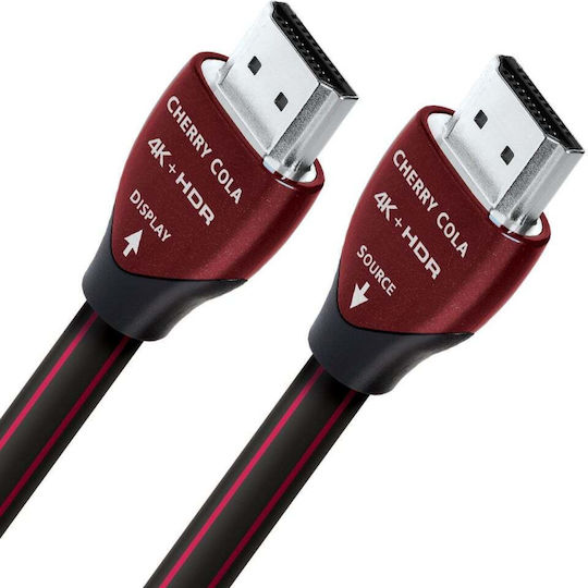 Audioquest Cherry Cola HDMI 2.0 Premium High Speed 4K 60Hz HDR Kabel HDMI-Stecker - HDMI-Stecker 15m Rotes