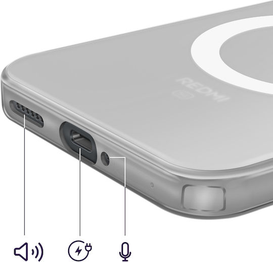 Avizar Case Redmi Note 15 Pro 5g Reinforced Magsafe Accessories Compatible White